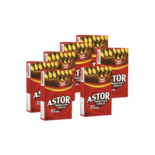 Astor Wafer Stick Chocolate 40gm 7's