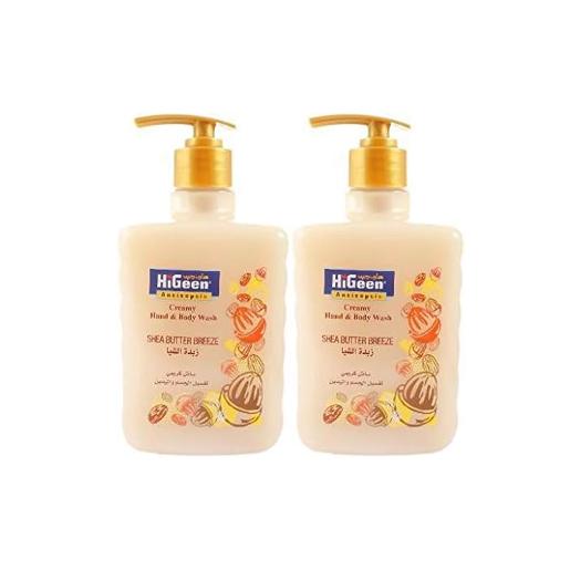 Higeen Creamy Hand & Body Wash Shea Butter Breeze 500ml x 2s