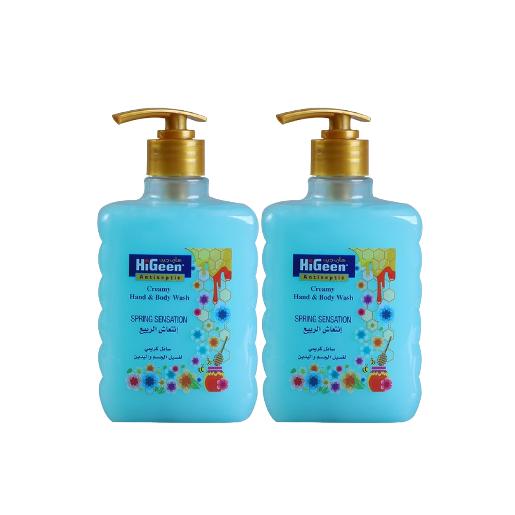 Higeen Creamy Hand & Body Wash Spring Sensation 500ml x 2s