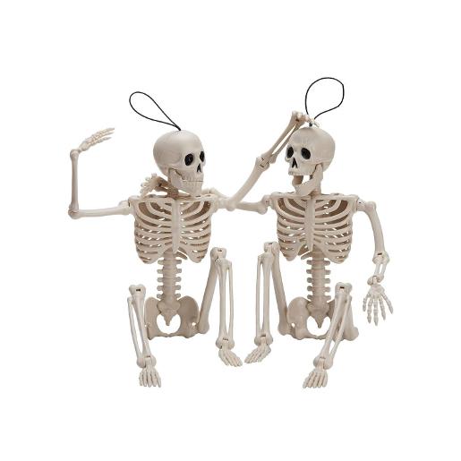 Trishi Halloween Skeleton 14x6x1.5cm 2s Assorted