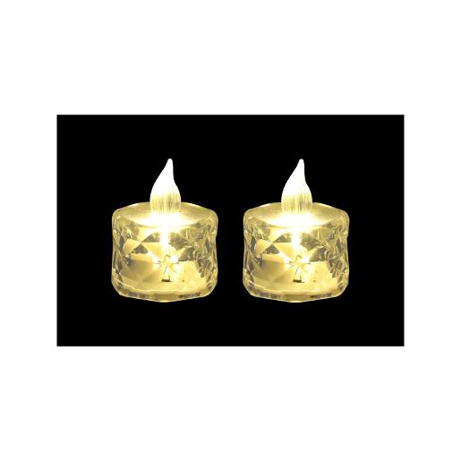 Trishi Halloween Candle Light Crystal 2s Assorted