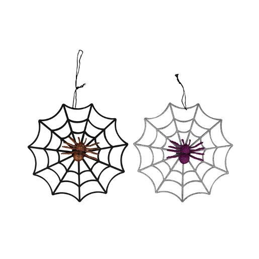 Trishi Halloween Spider In Net Assorted