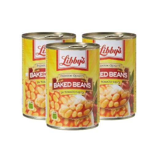 Libby's Baked Beans In Tomato Sauce 415g 3's