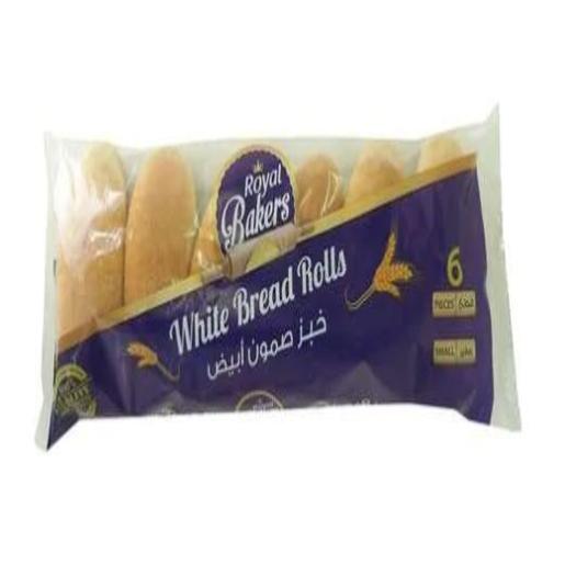 Royal Bakery Bread Rolls White Small 300gm × 6pc
