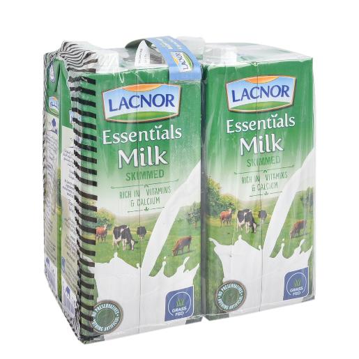 Lacnor Milk Non Fat Tetra Pack 1Ltr