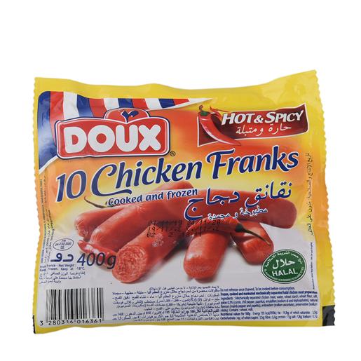 Doux Chicken Franks Hot & Spicy 400g
