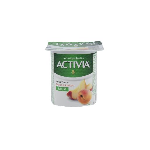 Activia Stirred Yoghurt Peach & Apricot 125g