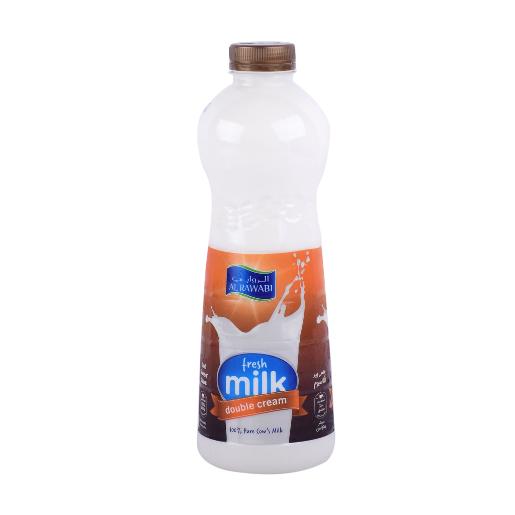 Al Rawabi Fresh Milk Double Cream 1Ltr