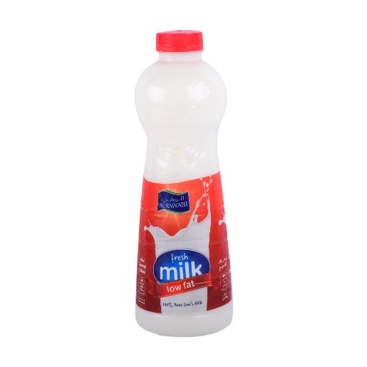 Al Rawabi Fresh Milk Low Fat 1Ltr