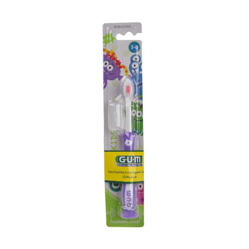 Gum Tooth Brush Kids + Cap 3-6