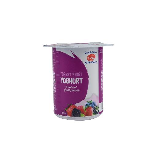 Al Ain fruits of the Forest Yoghurt 125 gm