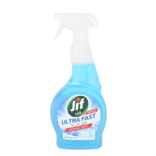 Jif Ultra Fast Window Cleaner Spray 500ml
