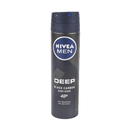 Nivea Men Deep Deo Spray Dry & Clean 150ml