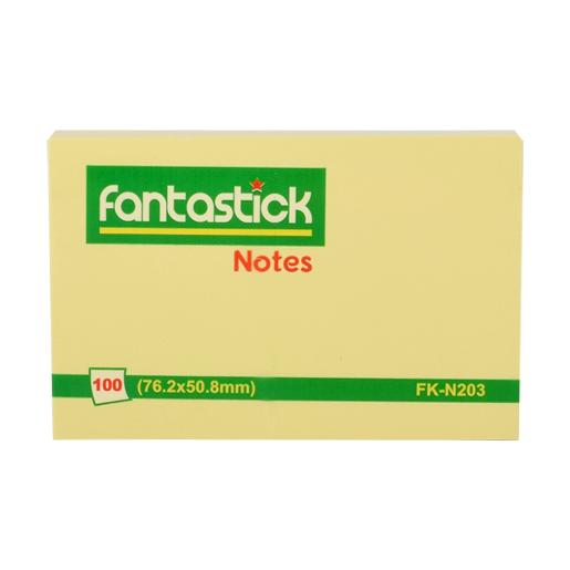 Fantastick Stick Notes2x3"Yellow FK-N203
