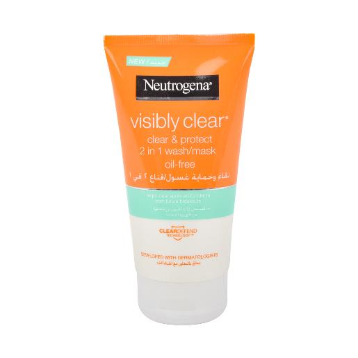 Neutrogena Visibly Clear 2-In1 Wash&Mask 150ml
