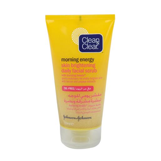 Johnson's Clean & Clear Facial Scrub Morning Energy 150ml