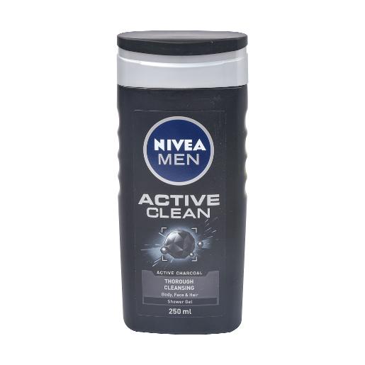 Nivea Shower Active Clean Men 250ml