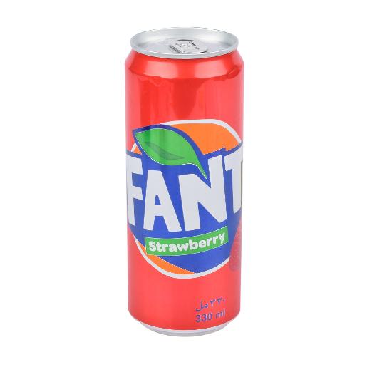 Fanta Soft Drink W/Strawberry {Nrc} 330ml