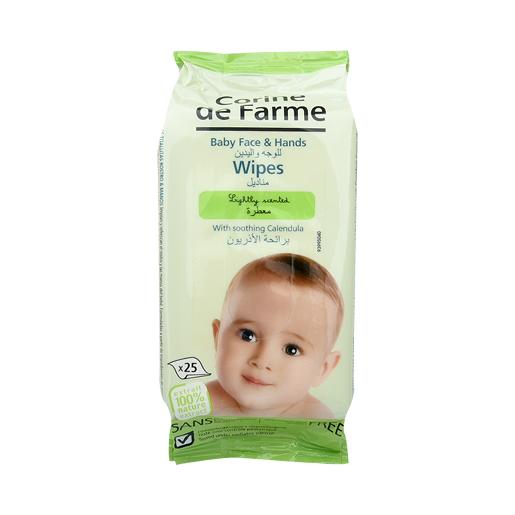 Corine De Farme Moisturizing 99% Face Wipes 25''S