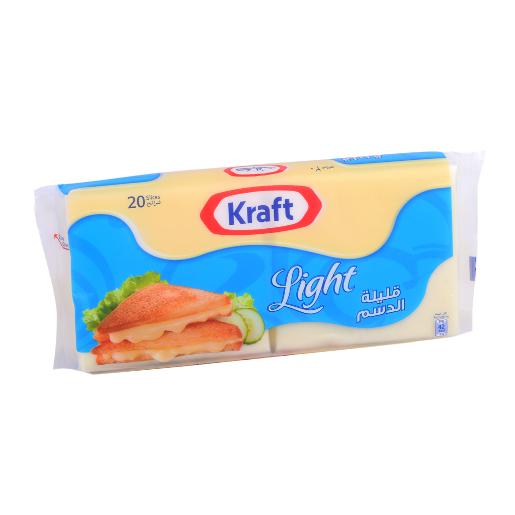 Kraft Cheddar Cheese Light Slices 400g
