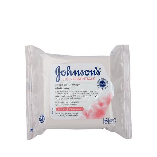 Johnson's Daily  Essential Refresh Facial Cleansing  25 Wipes