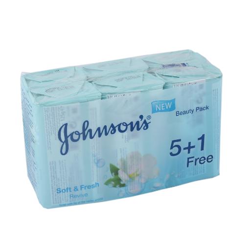 Johnson's Soap Soft & Fresh Revive 6 x 125g