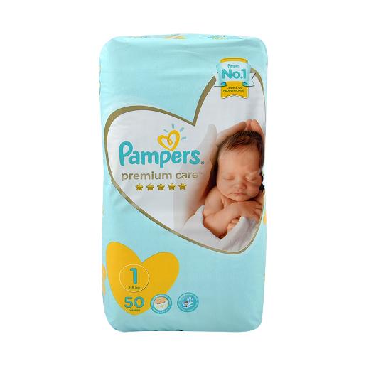 Pampers Diapers #1 Newbrn PC 5 Star 50's