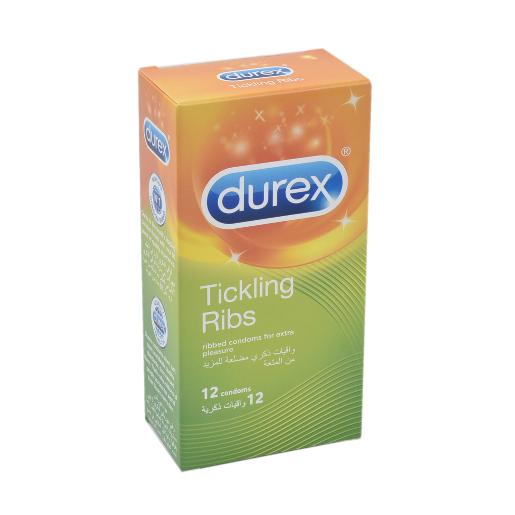Durex Condoms Ribbed 12pcs