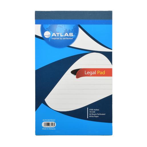 Atlas Legal Pad5x8 70gsm 50sh PL5857W221