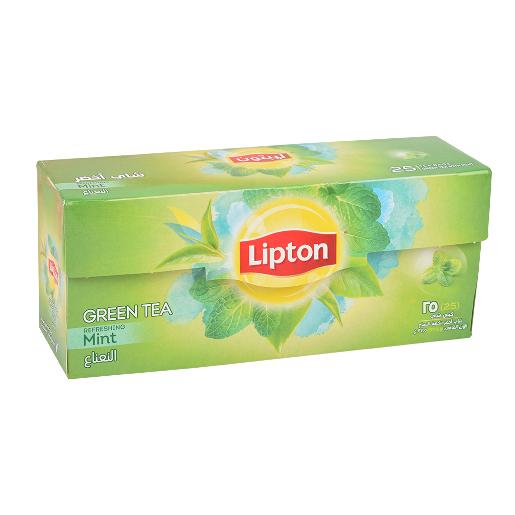 Lipton Clear Green Tea With Mint Tea Bags 25pcs