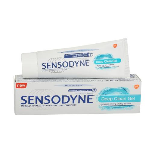 Sensodyne Tooth Paste Deep Clean Gel 75ml