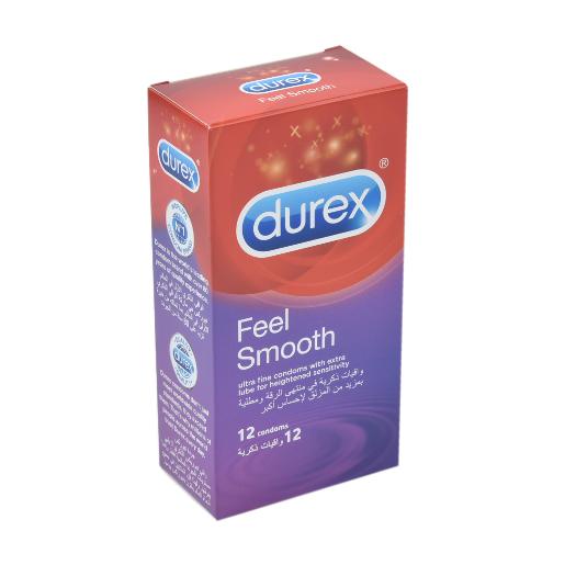 Durex Condoms Feel Smooth 12pcs