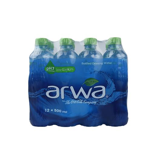Arwa Bottled Drinking Water Low Sodium 12 x 500ml