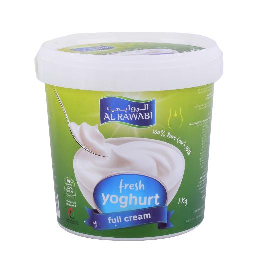 Al Rawabi Fresh Yoghurt Full Fat 1Ltr