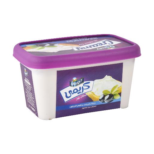 Domty Creamy Cheese With Olives 400g