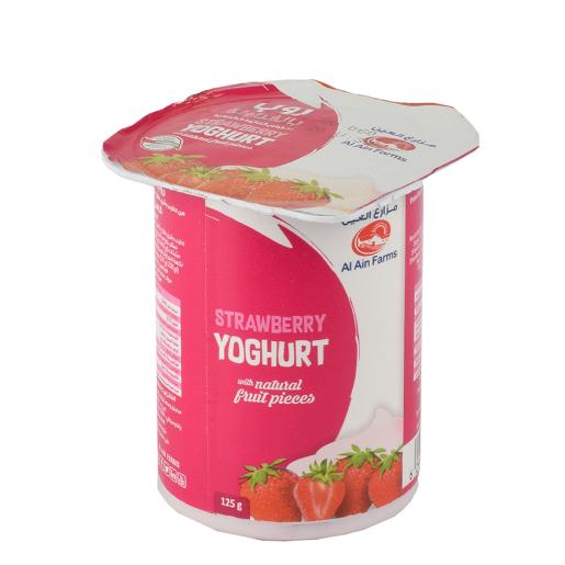 Al Ain Strawberry Yoghurt 125 gm