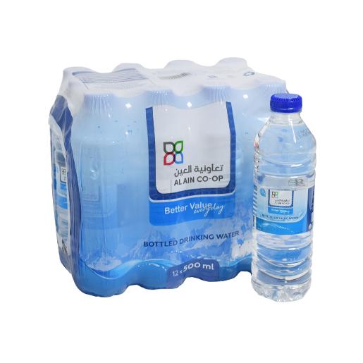 Al Ain Coop Bottled Drinking Water 500ml × 12pc
