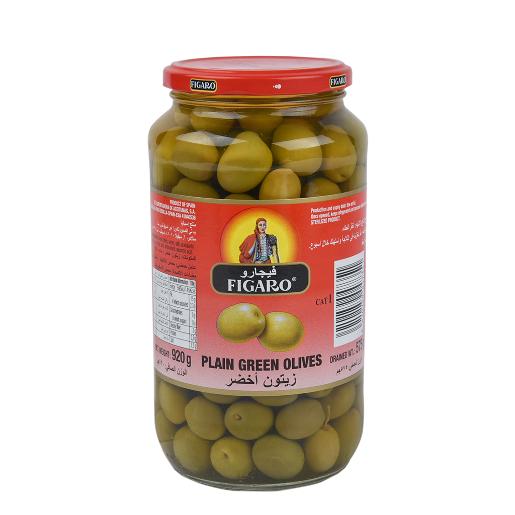 Figaro Green Olives Whole 920g