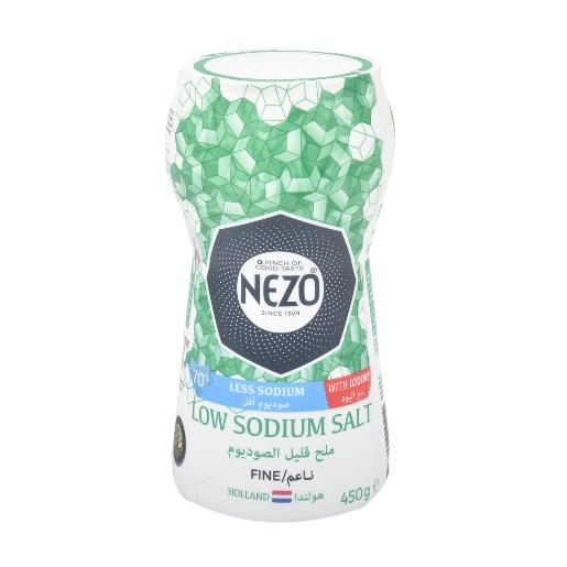 Nezo Iodized Salt Low Sodium 450g