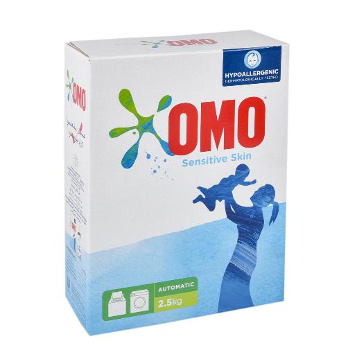 Omo W/P Sensitive Skin Active auto 2.5kg