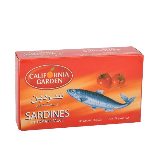California Garden Sardines In Tomato Sauce 125g