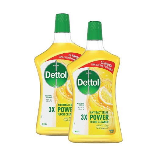 Dettol Anti Bacterial Floor Cleaner Lemon 2 x 900ml