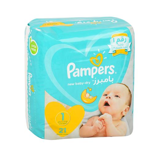 Pampers Diapers #1 New Born 21's
