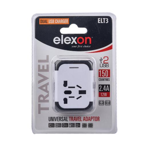 ELEXON Universal Travel Adaptor 2.4A 12W
