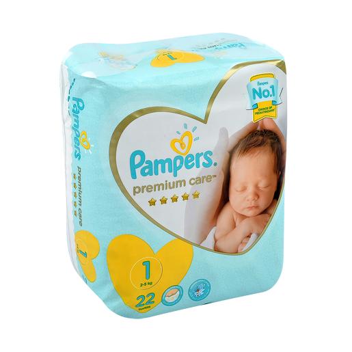 Pampers Diapers Size New Baby Premium Care 22pcs