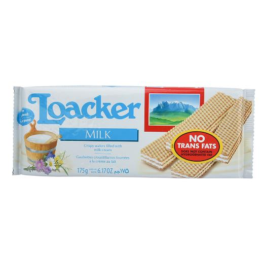 Loacker Milk Wafer Biscuits 175g