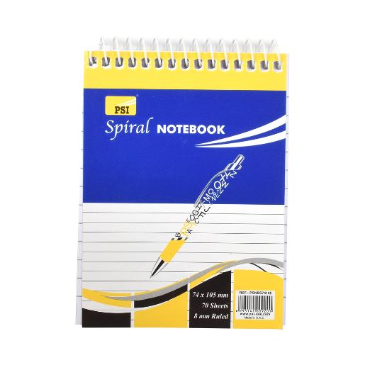 Psi Spiral Note Book 74x105Mm 70Sheets