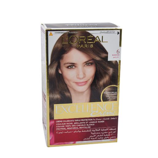 Loreal Hair Color Excellence #6 Dark Blonde | Permanent Colorants | Hair  Color | Hair care | Beauty & Personal Care | Open Catalogue | Alain Site