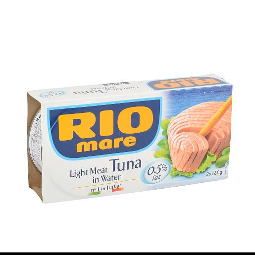 Rio Mare Light Meat Tuna In Water 2 x 160g
