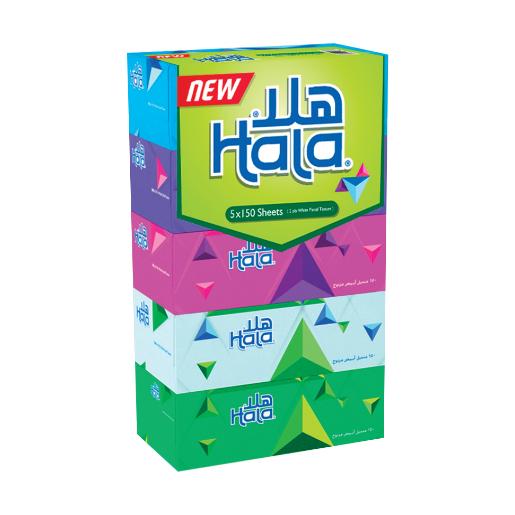 Hala Soft Facial Tissues 2Ply 150's